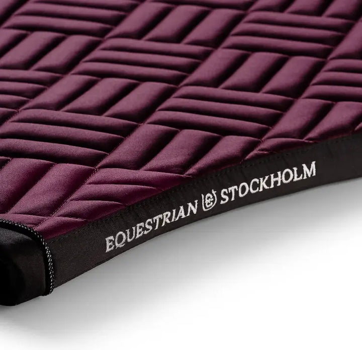 Equestrian Stockholm Modern Purple Night Saddle Pad - Dressage & Jump Equestrian Stockholm