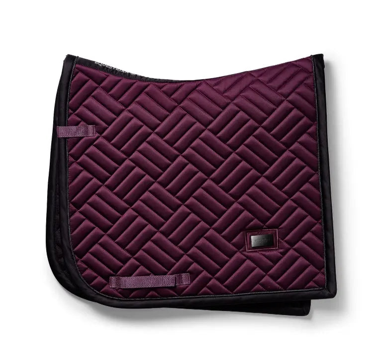 Equestrian Stockholm Modern Purple Night Saddle Pad - Dressage & Jump Equestrian Stockholm