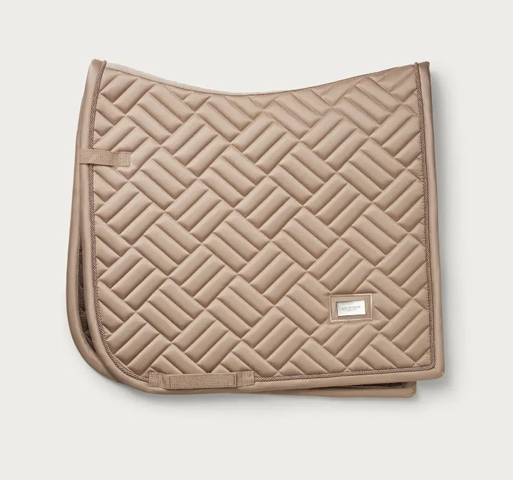 Equestrian Stockholm Modern Sand Saddle Pad - Dressage & Jump Equestrian Stockholm