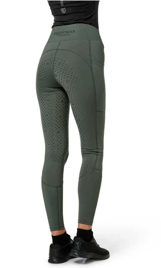 Equestrian Stockholm Movement Full Seat Riding Tights - Avenue Green Equestrian Stockholm