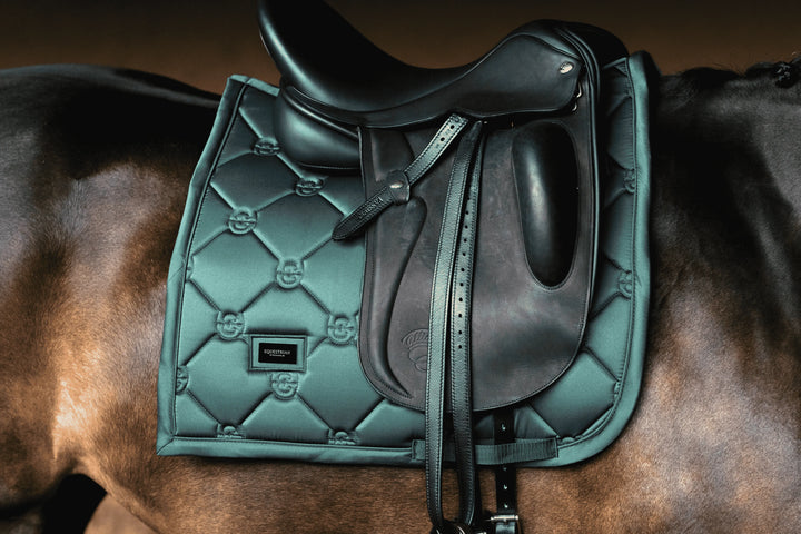 Equestrian Stockholm Satin Classic Dressage Pad - Sycamore Green Equestrian Stockholm