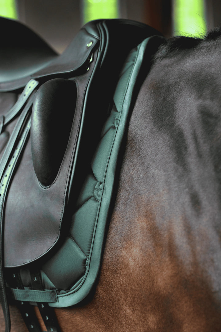 Equestrian Stockholm Satin Classic Dressage Pad - Sycamore Green Equestrian Stockholm