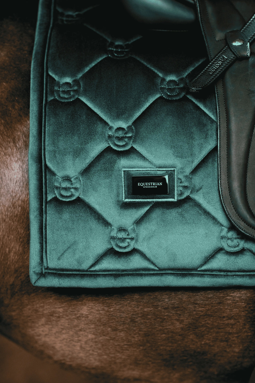 Equestrian Stockholm Velvet Classic Dressage Pad - Sycamore Green Equestrian Stockholm