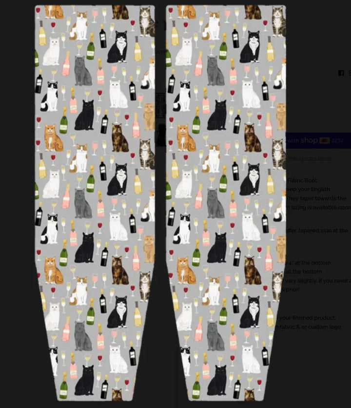 Fabric Tall Boot Stuffers | Boot Trees - Various Designs The Posh Pony