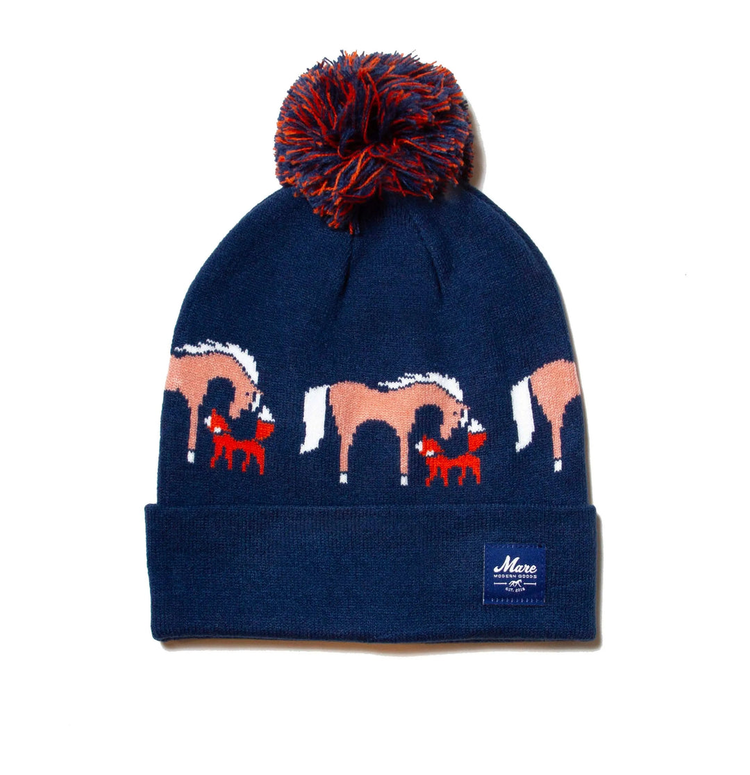 Foxy Pom Beanie  Mare Modern Goods