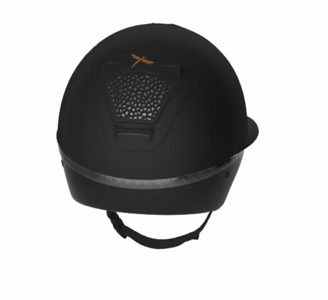 Freejump Voronoï Helmet - Black Matte Shell with Catechu Black Grill &amp; Modling Freejump
