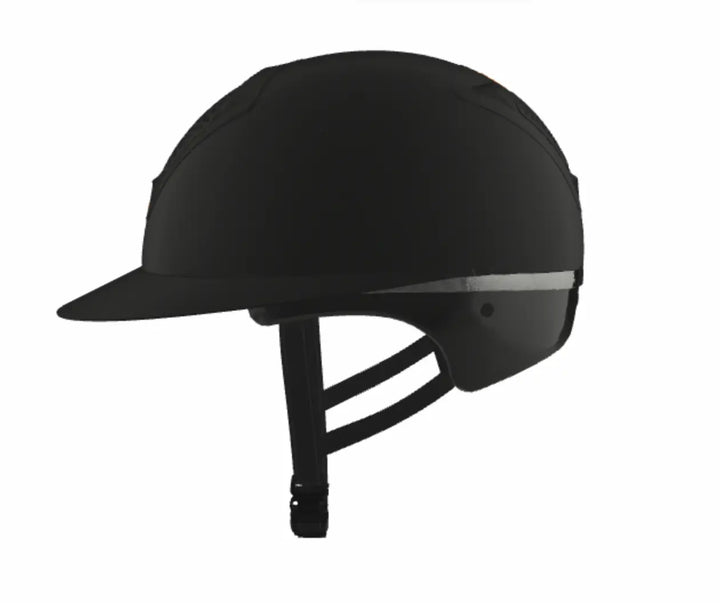 Freejump Voronoï Helmet - Black Matte Shell with Catechu Black Grill &amp; Modling Freejump