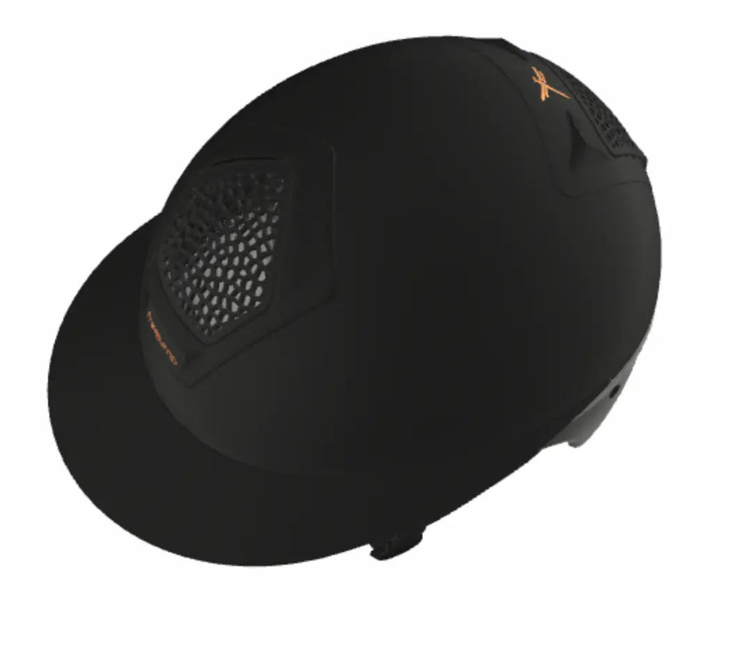 Freejump Voronoï Helmet - Black Matte Shell with Catechu Black Grill &amp; Modling Freejump