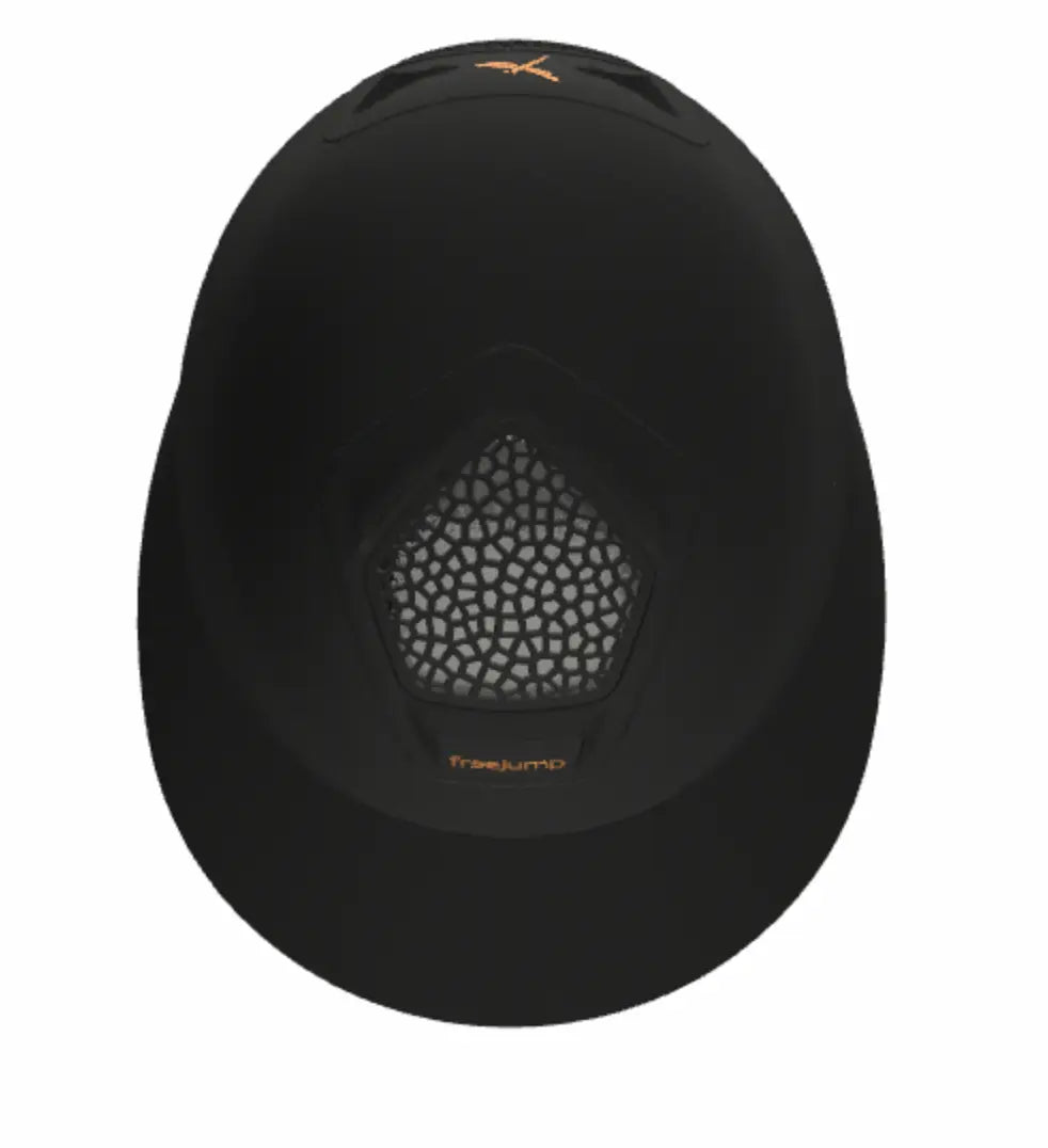 Freejump Voronoï Helmet - Black Matte Shell with Catechu Black Grill & Modling Freejump