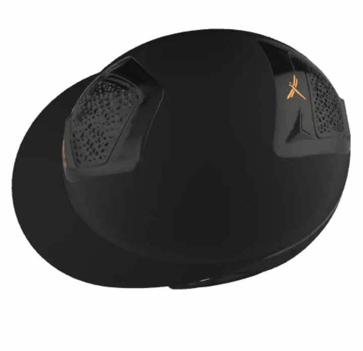 Freejump Voronoï Helmet - Black Matte Shell with Gloss Grill Freejump