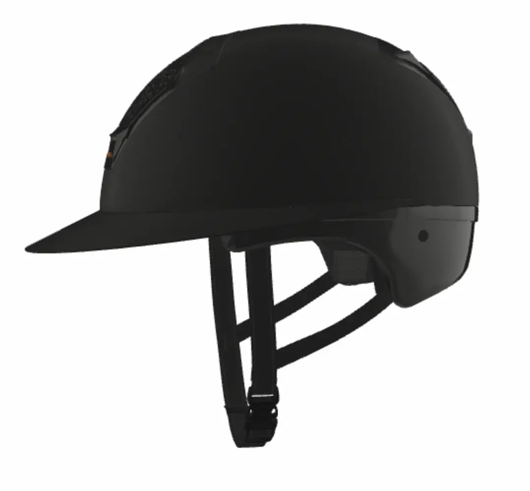 Freejump Voronoï Helmet - Black Matte Shell with Gloss Grill