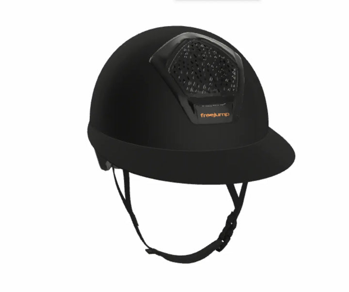 Freejump Voronoï Helmet - Black Matte Shell with Gloss Grill