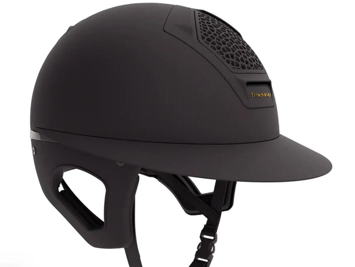 Freejump Voronoï Helmet - Full Matte Black Wide Brim ABS Shell Freejump