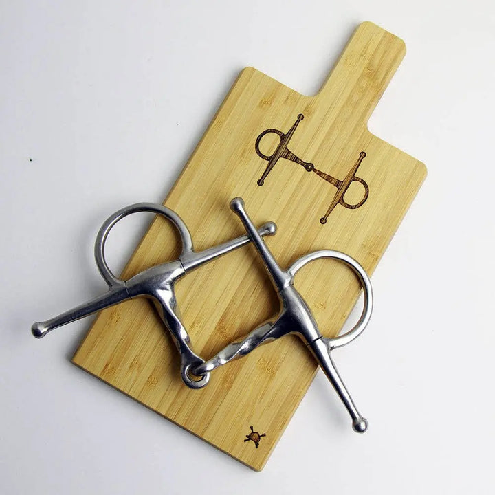 Full Cheek Bamboo Mini Charcuterie Board Hunt Seat Paper Co.