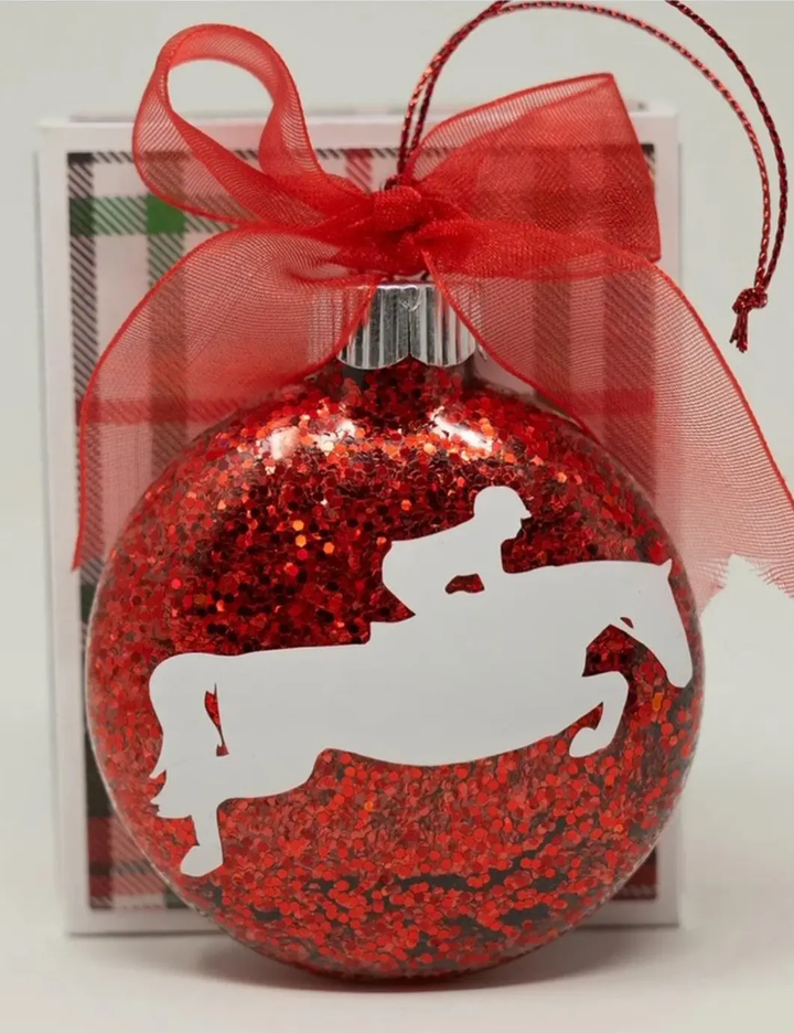 Glitter Dressage Ornaments The Posh Pony
