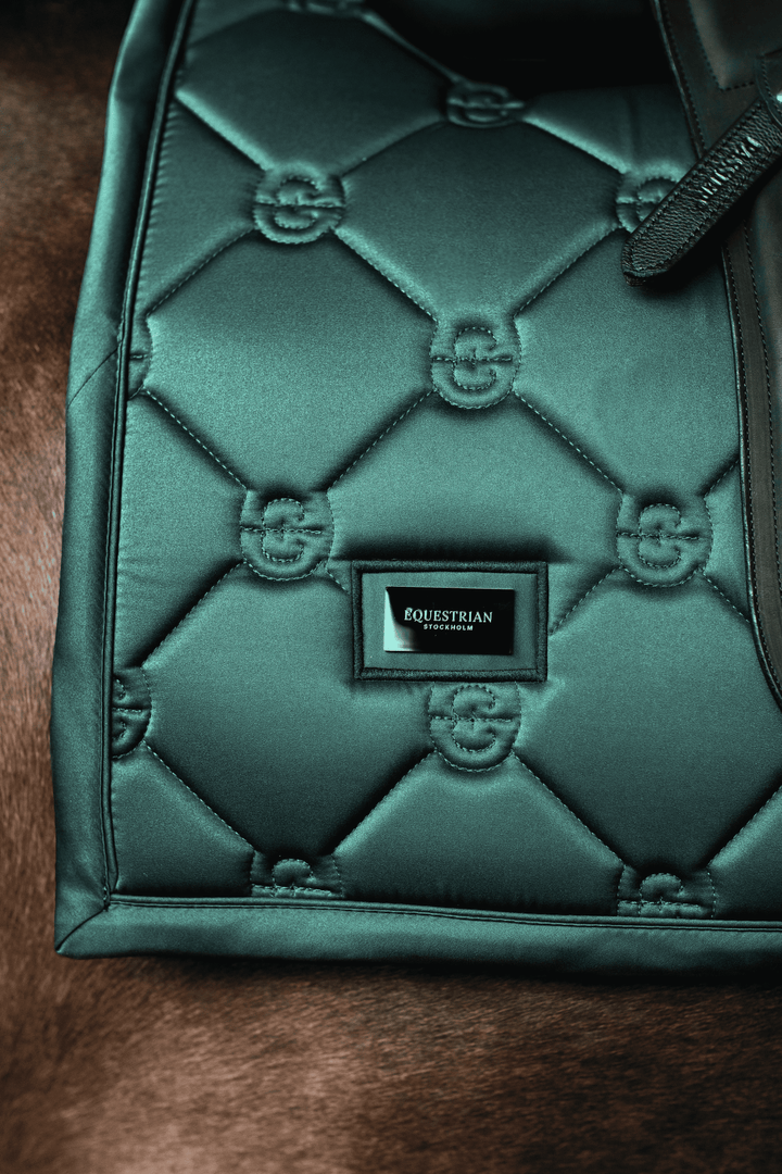 Equestrian Stockholm Satin Classic Dressage Pad - Sycamore Green