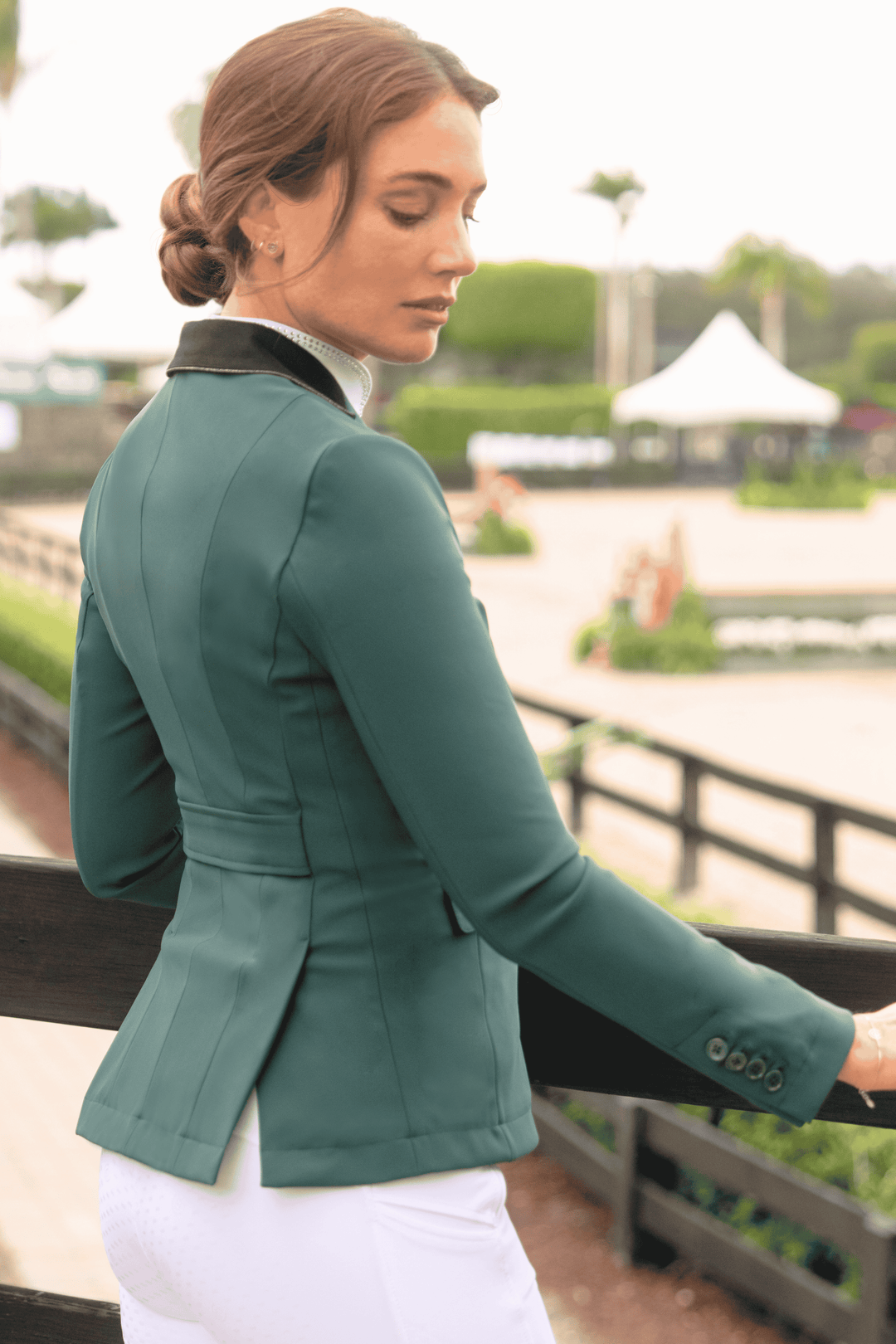 Equestrian Stockholm Classic Show Coat - Sycamore Green