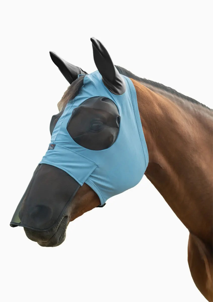 HKM Elastic Chin Zip Fly Mask with Nose cover HKM