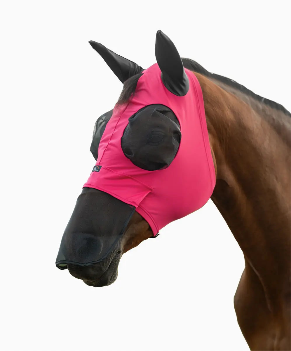 HKM Elastic Chin Zip Fly Mask with Nose cover HKM