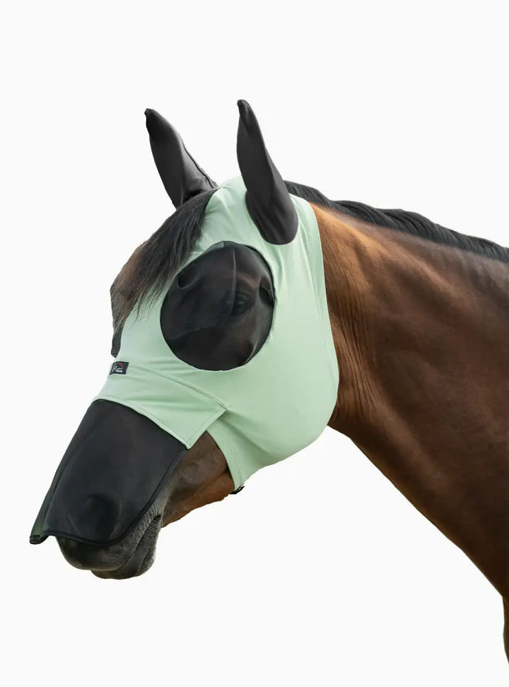 HKM Elastic Chin Zip Fly Mask with Nose cover HKM