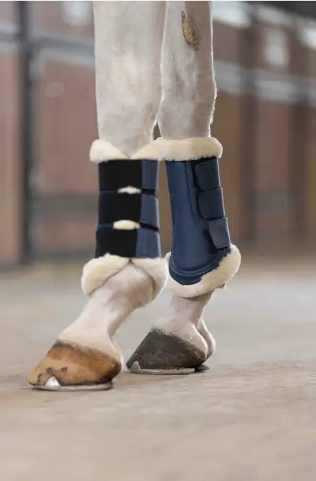 HKM Fur-trimmed 3D mesh lining Brushing Boots HKM