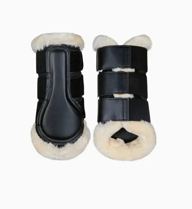 HKM Fur-trimmed 3D mesh lining Brushing Boots HKM