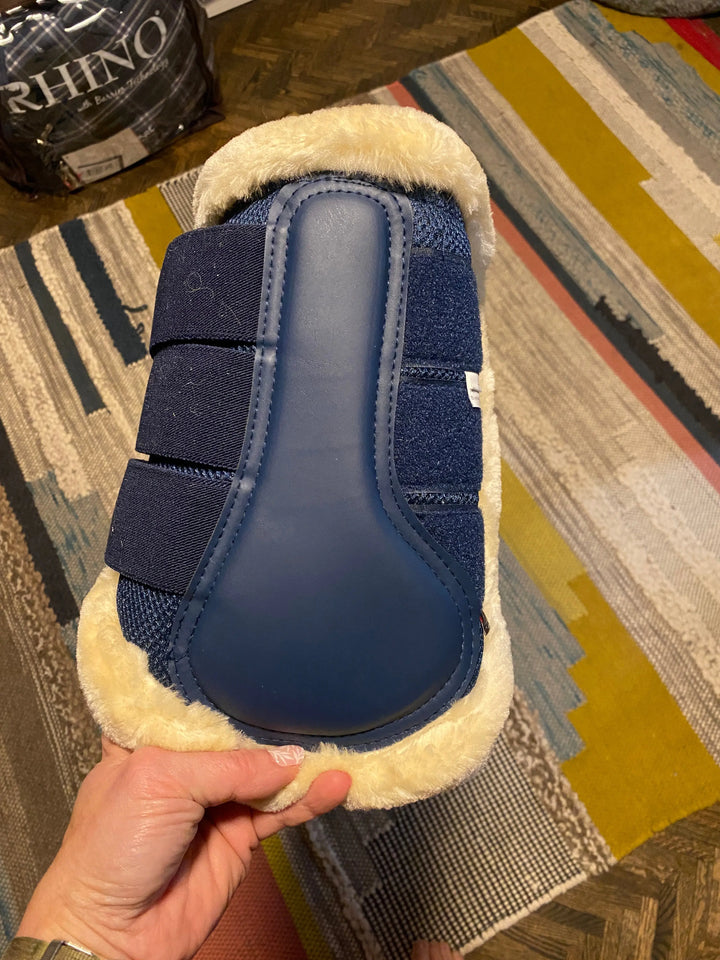 HKM Fur-trimmed 3D mesh lining Brushing Boots HKM