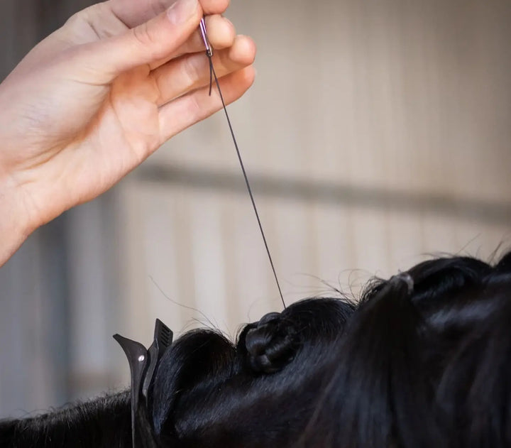 Hairy Pony Braiding Plaiting Needles 7cm Hairy Pony