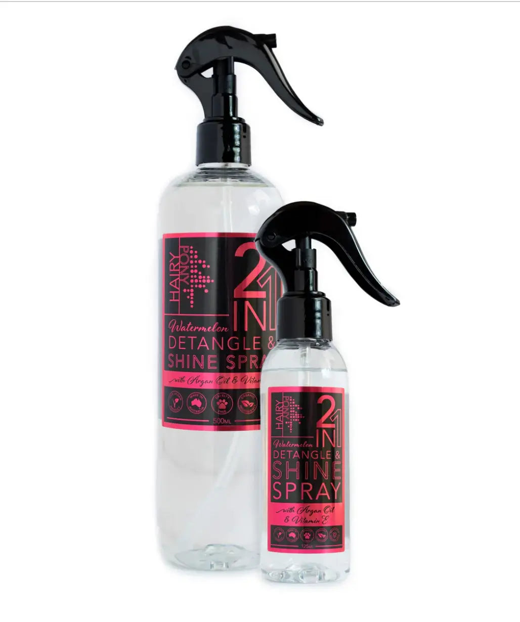 Hairy Pony Watermelon 2 in 1 Detangle & Shine Spray Hairy Pony