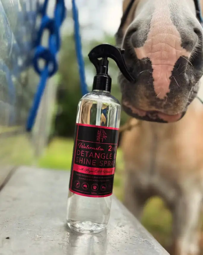 Hairy Pony Watermelon 2 in 1 Detangle & Shine Spray Hairy Pony