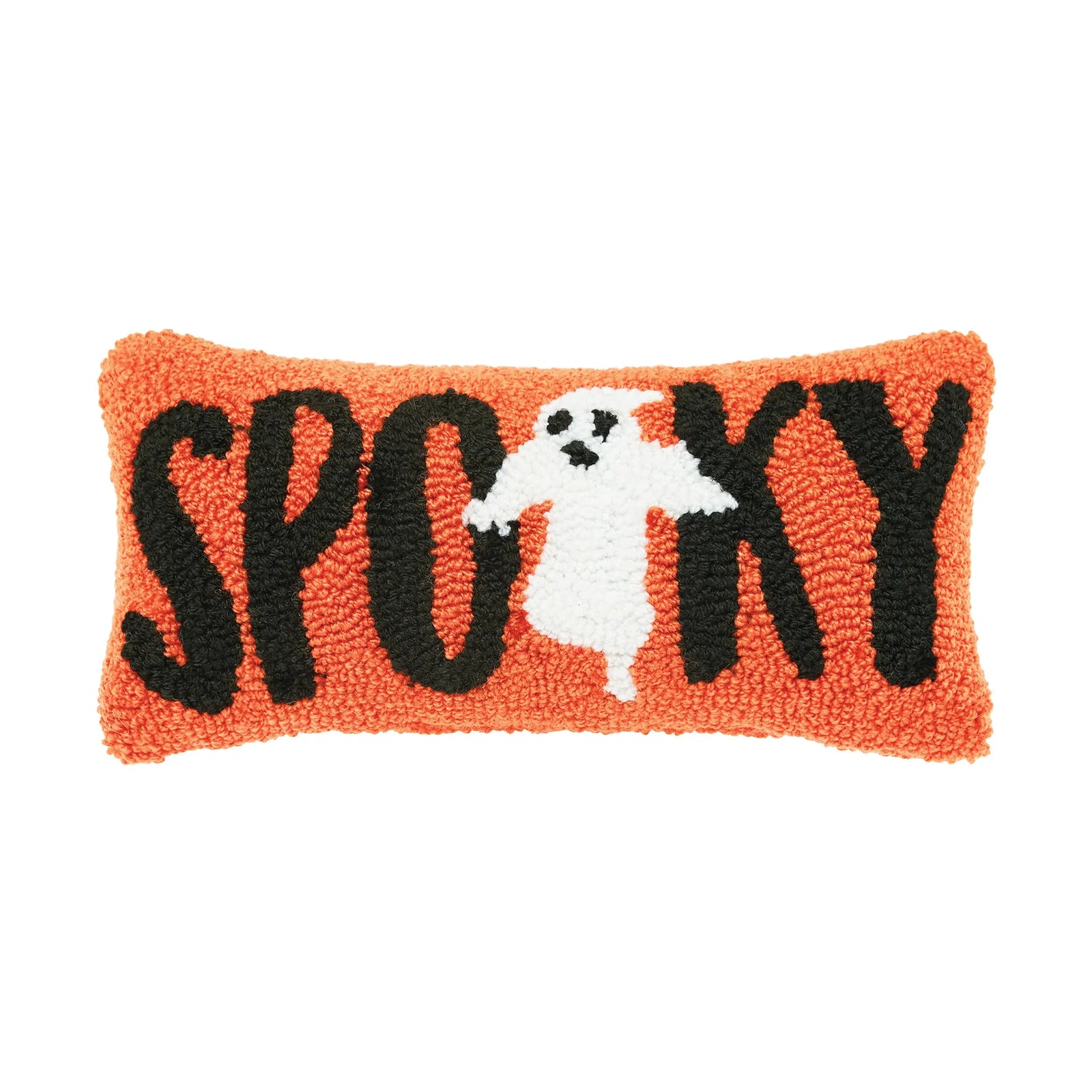 Halloween Spooky Ghost Throw Pillow Ride or Die