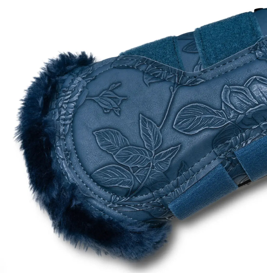 Halter Ego Brushing Boots Prusssian Blue Romance Collection Halter Ego
