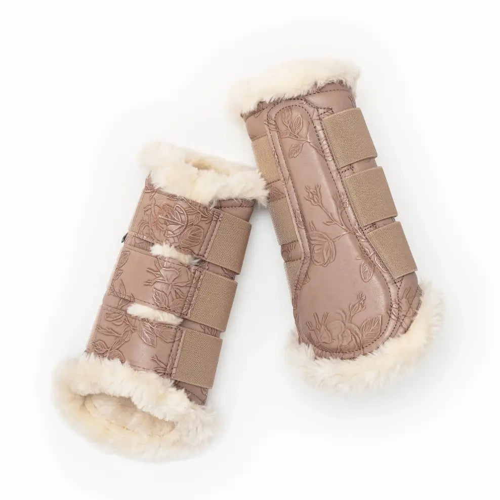 Halter Ego Champagne Romance Collection Brushing Boots Halter Ego
