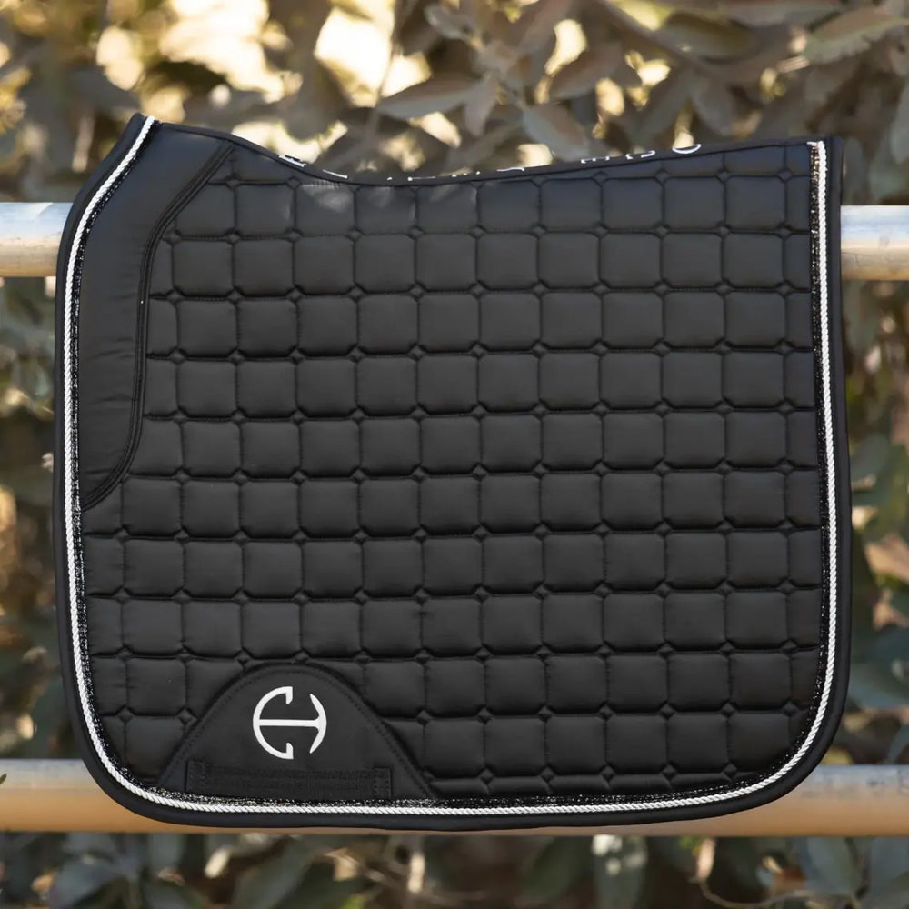 Halter Ego Saddle Pad - Satin Classic Ebony Dressage Halter Ego