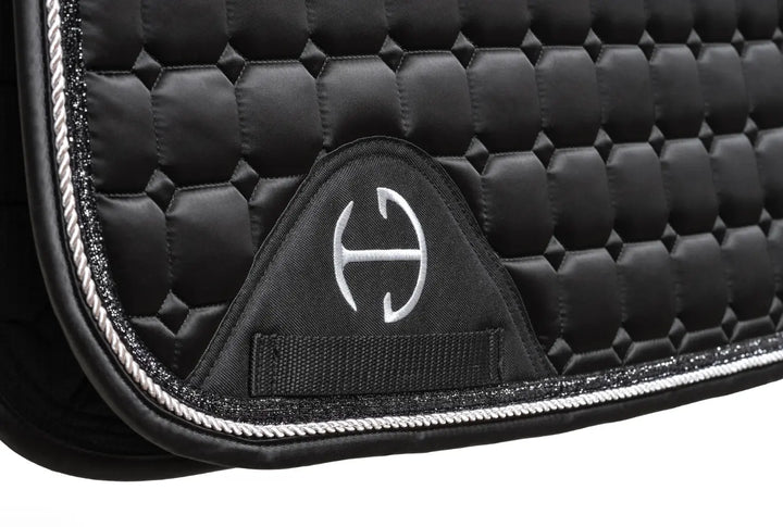 Halter Ego Saddle Pad - Satin Classic Ebony Dressage Halter Ego