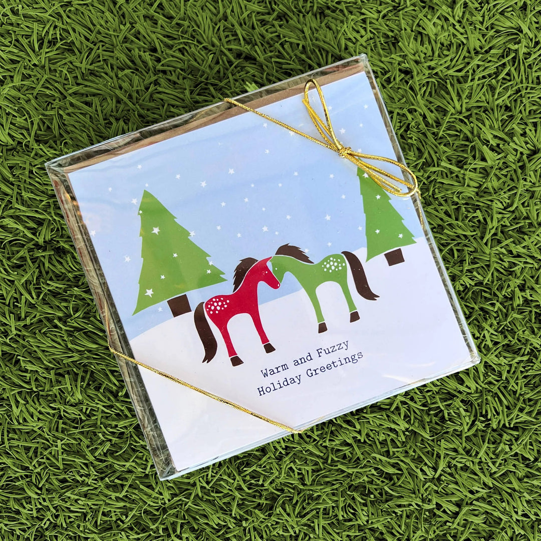 Holiday Card Pack (Snow Ponies) Mare Modern Goods