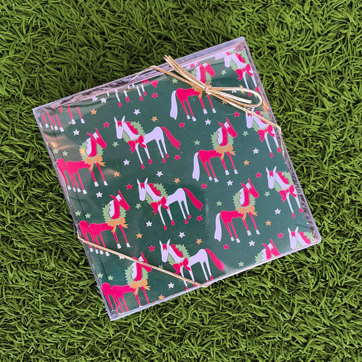 Holiday Card Pack (Wreath Horses)  Mare Modern Goods