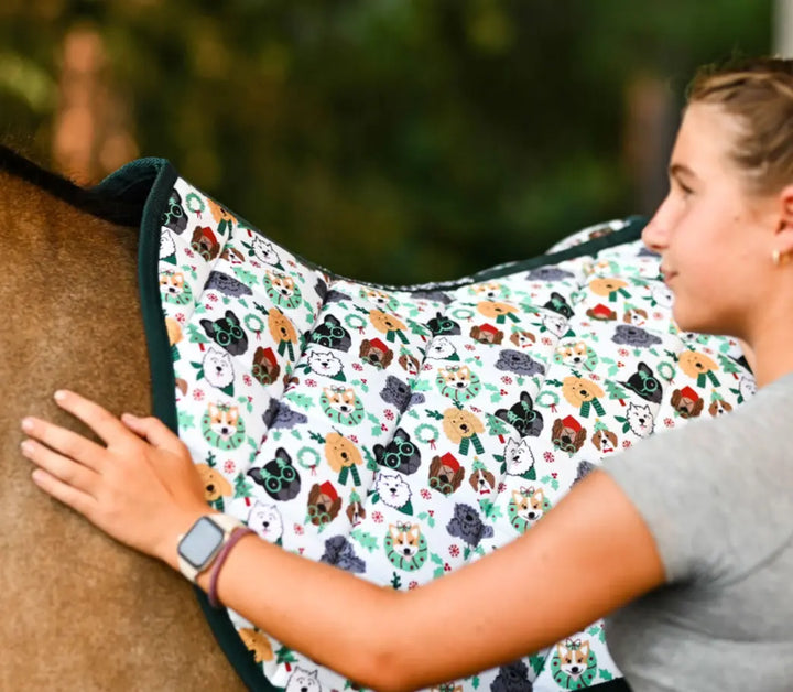 Holiday Saddle Pads -  Deck The Paws - Ltd. Edition Christmas 2025 Dreamers & Schemers