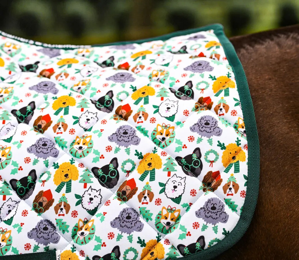 Holiday Saddle Pads -  Deck The Paws - Ltd. Edition Christmas 2025 Dreamers & Schemers
