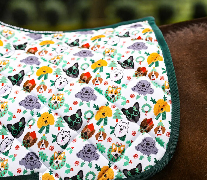 Holiday Saddle Pads -  Deck The Paws - Ltd. Edition Christmas 2025 Dreamers & Schemers