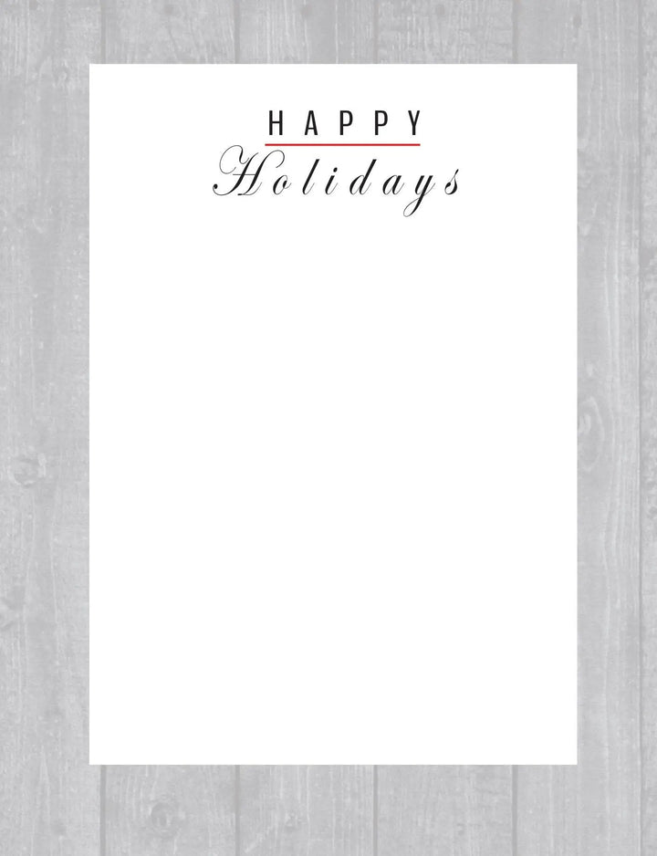 Horse Christmas Single Card: Wreath Made of Horses Horse Hollow Press