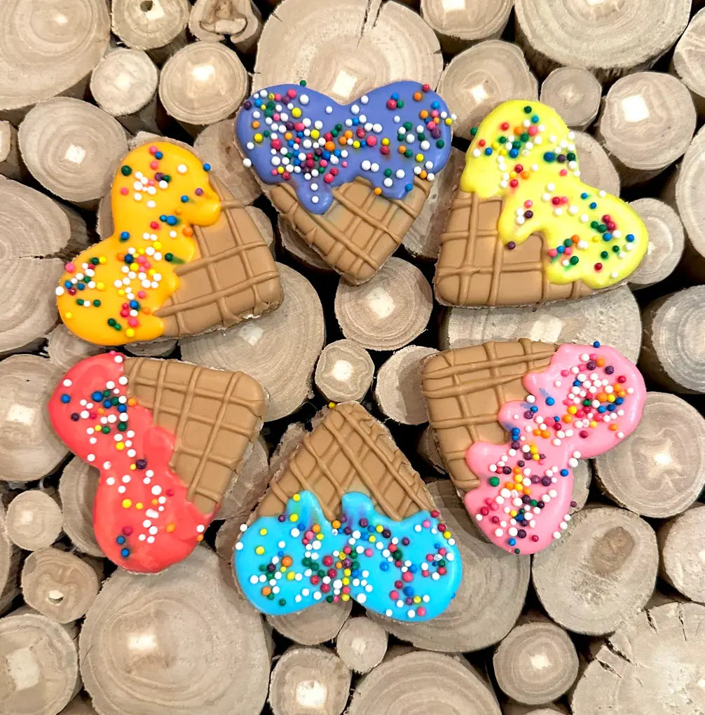 Horse Cookies - Ice Cream Hearts Blissful Equestrian