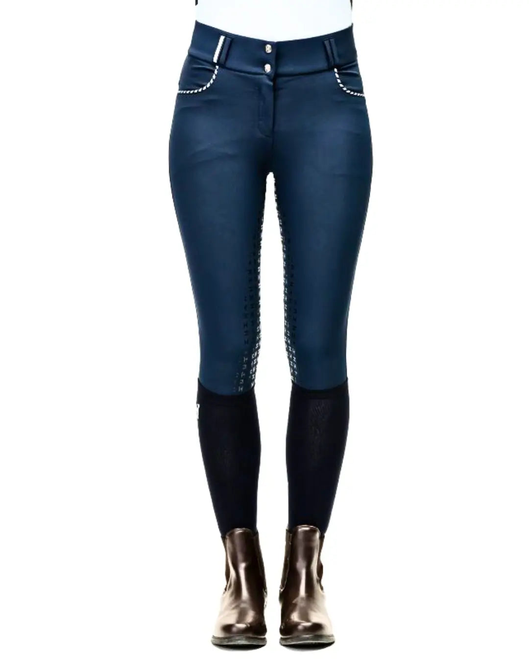 Horseware Newmarket  Mid Rise Breeches - Navy Horseware