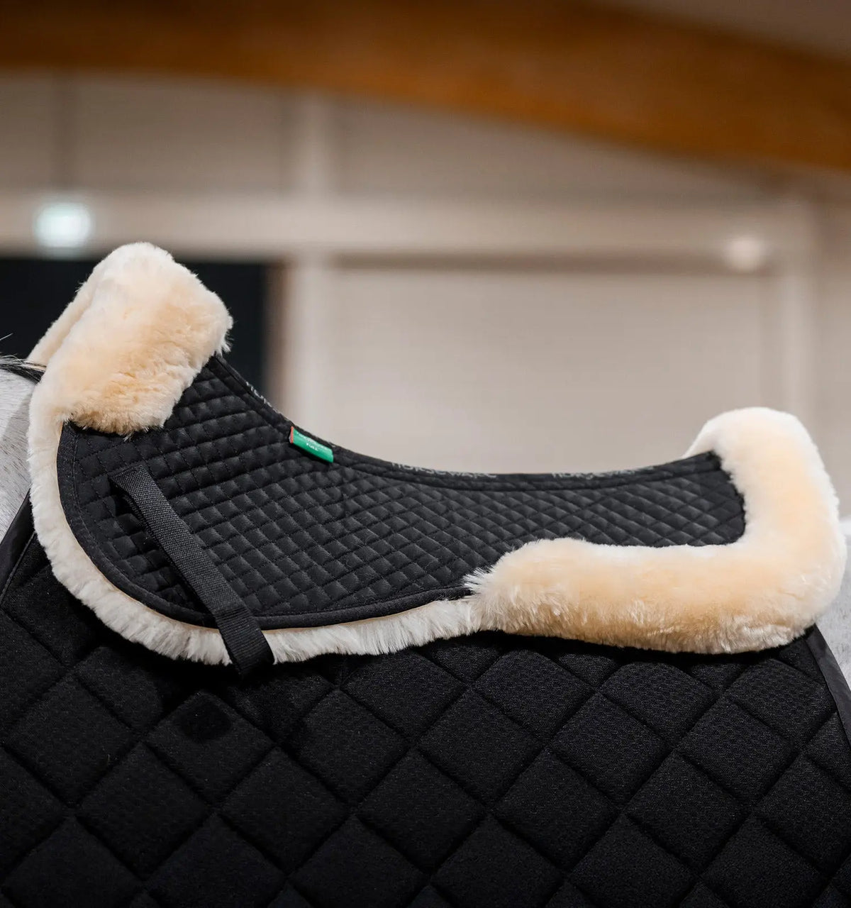Horseware Sheepskin Halfpad - Black/Natural