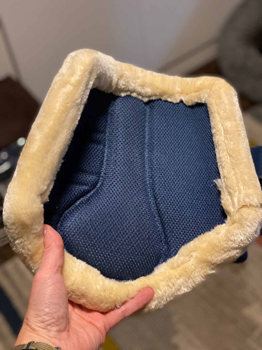 HKM Fur-trimmed 3D mesh lining Brushing Boots