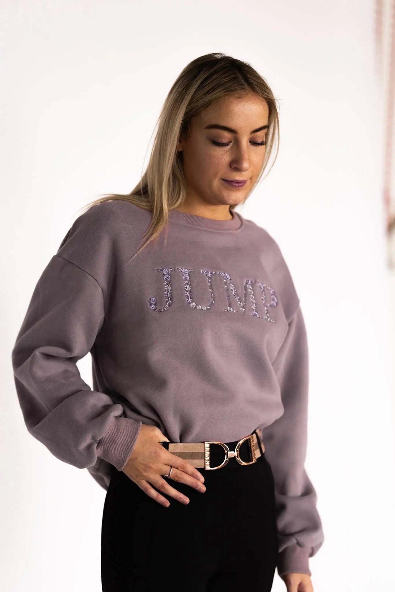 JUMP - Lavender Equestrian Sweatshirt ELLANY