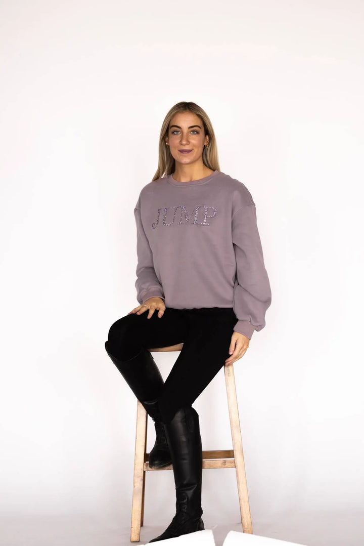 JUMP - Lavender Equestrian Sweatshirt ELLANY