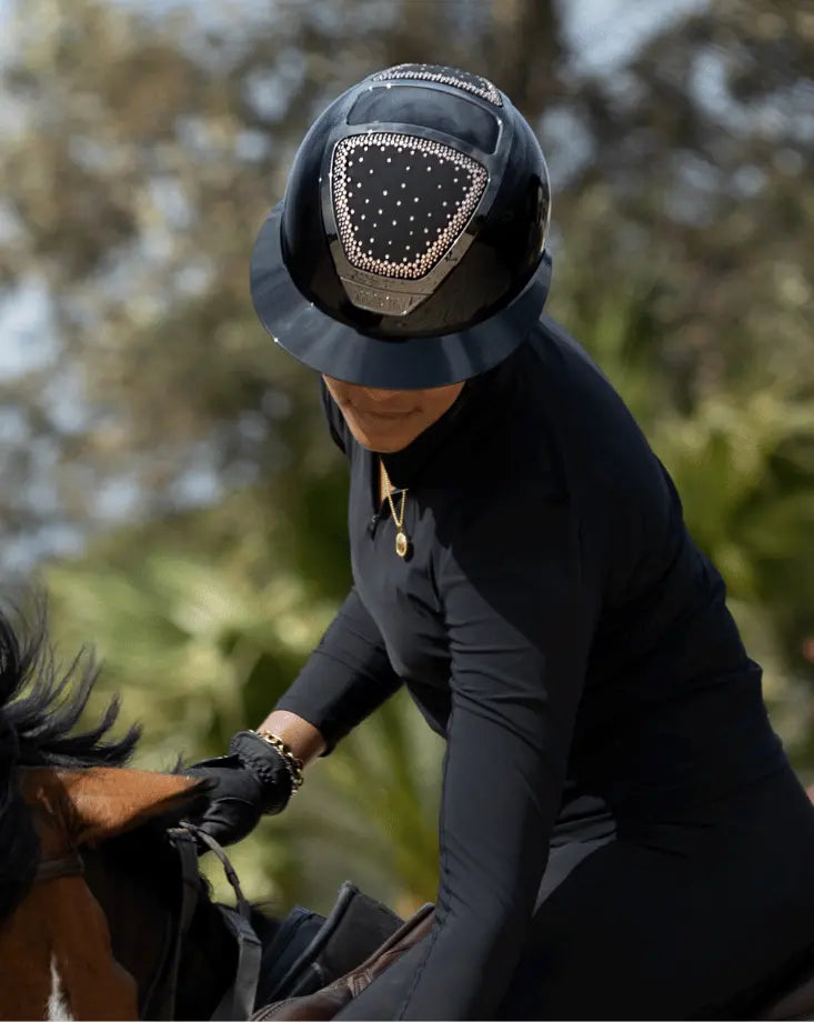 Kask Anima Collection - In and Out Crystal - RIDE OR DIE EQUESTRIAN ...