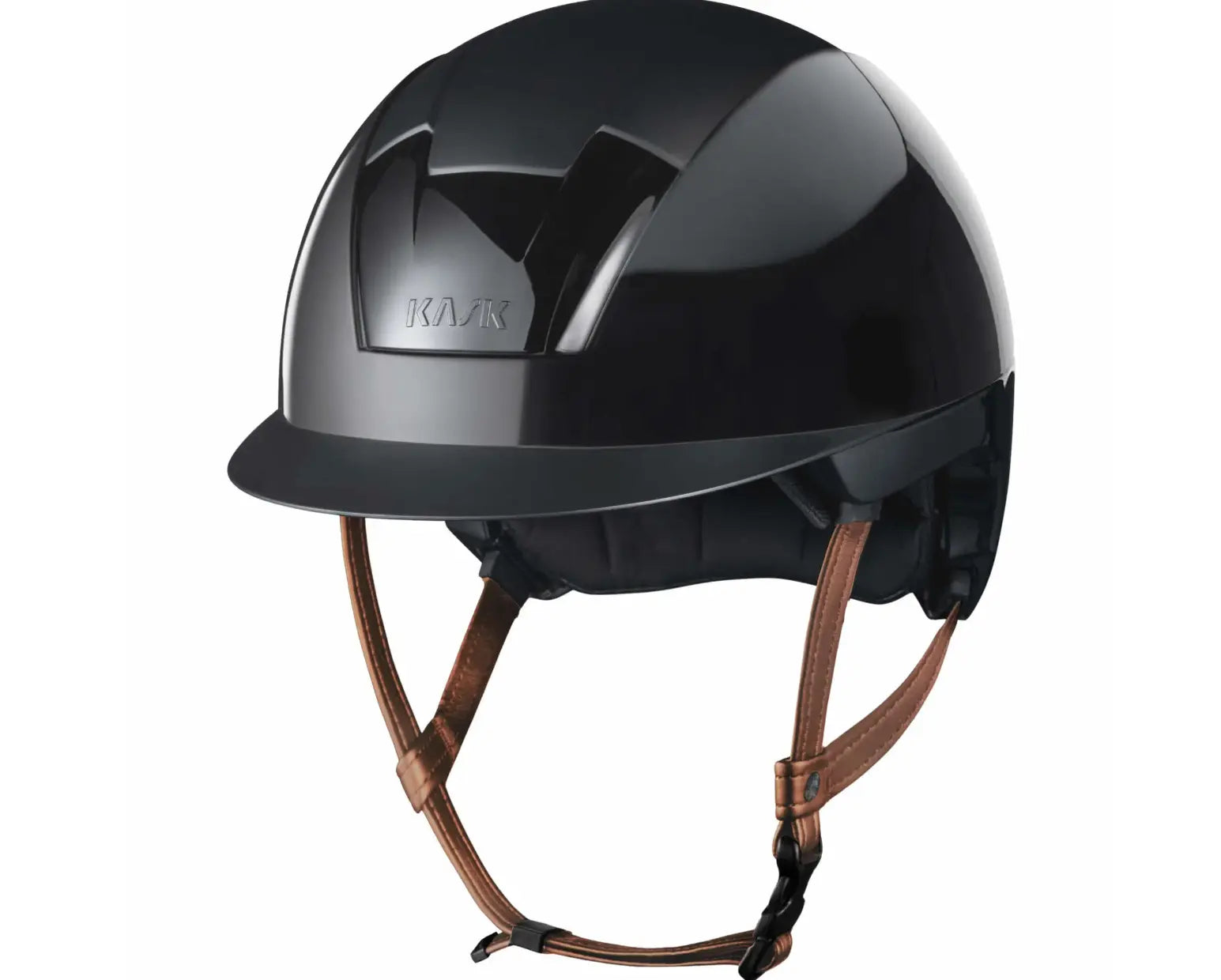 Kask Kooki Helmet (Short Brim) with Brown Chin Strap Kask
