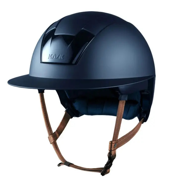 Kask Kooki Lady Helmet with Brown Chin Strap Kask